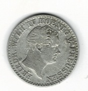 KRÓLESTWO PRUS  2 1/2 srebrnego grosza 1842 srebro FRYDERYK WILHELM IV stan