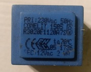 TRANSFORMATOR  ZALEWANY U2=12V ;2VA TANIO;-)