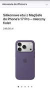 Nowe etui case iPhonie 17 PRO max orginał fiolet 