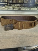 Skórzany pas myśliwski z nabojnicą – Underberg – vintage