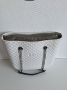 O bag mini pikowane latte zestaw 