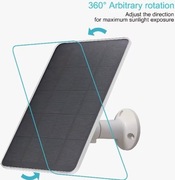 Panel solarny do zasilania kamer i innych urządzeń zewnętrzych 5V.