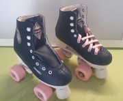 Wrotki Oxelo RS Quad Bula Navy dla dzieci rozmiar 32