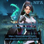 VALORANT | Konto ranked ready | NFA | 41-80 Skinów