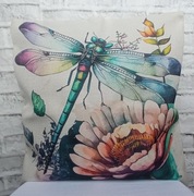 Poszewka na poduszkę z ważką 