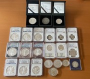 Srebrne 1 dolarówki USA NGC PF70 ULTRA CAMEO