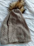 Śliczna czapka zimowa :) Beżowa! Hit 2026 !