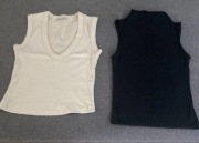 dwa topy Zara, stan bardzo dobry, założone raz lub dwa razy