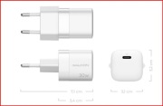 deleyCON Ładowarka USB-C (Szybka Ładowarka 30 W) Zasilacz USB-C  