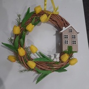 Wianek wiosenny wielkanoc