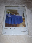 KREMOWY OWALNY OBRUS 160x220 BAWEŁNA MERCERYZOWANY NOWY