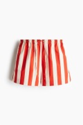 H&M szorty spodenki paski marynarskie prążki bokserki pasy czerwone boho S