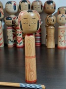 Japońska lalka kokeshi Sato Teruo Togatta Japonia kolekjonerska 24 cm