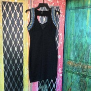 Czarna damska sukienka H&M [S]