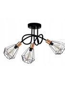 Lampa sufitowa z żarówkami 