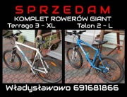 Giant komplet rowerów: Terrago 3 / Talon 2 