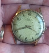 Zegarek pozłacany junghans15 jewels sprawny