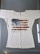 Koszulka Reserved z Grafiką Flagi USA Rozmiar S