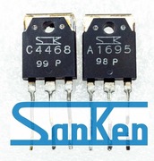 Sanken 2SA1695 / 2SC4468 Wylut. Parowane. Orgonał 