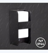 Lampa kinkiet ścienny elewacyjny czujnik ruchu zmierzchu 1xe27 ip44