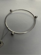 YES bransoletka srebrna zamknięta bangle 19 import