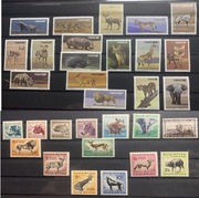 Kolekcja: Fauna Afryki - RPA i SWA - 31 znaczków MNH - Paul Bosman