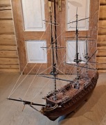 Wielki i szczegółowy model żaglowca MARYNISTYKA