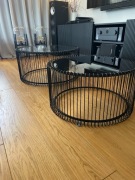 Komplet stolików kawowych Wire, 2 elem.