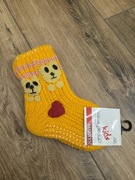 Ciepłe wełniane skarpety dziecięce. Antypoślizgowe Nowe Rozmiar 23-26