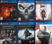 Gry Sony PlayStation Pro 4K 5 BluRay HDR Devil May Cry Injustice Wiedźmin