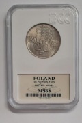 20 zł 1973 - Wieżowiec i Kłosy SKRĘTKA  GCN MS68