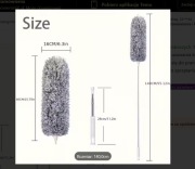 szczotka do usuwania kurzu 140 cm