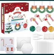 Koraliki Naprasowanka Mozaika Zestaw Kreatywny dla Dzieci DIY Mikołaj