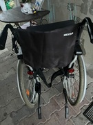 WÓZEK INWALIDZKI STALOWY SKŁADANY DLA OSÓB NIEPEŁNOSPRAWNYCH I SENIORÓW