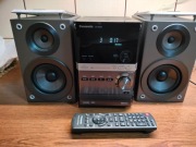 Wieża stereo Panasonic SA-PM 48 kolumny pilot RDS MP3 usb
