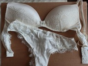 Śmietankowy komplet intimissimi 75C/S