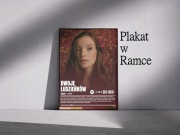 Plakat sanah dwoje ludzieńków w ramce 42x30