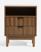 TURRO Szafka nocna ryflowana stolik nocny