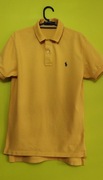 Koszulka t-shirt Polo Ralph Lauren  USA  żółta z niebieskim koniem kief  