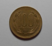 stara moneta 100 Pesos 1997 Chile