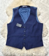 Kamizelka garniturowa M Granatowa Burton Menswear London