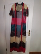 kardigan w kolorowe poziome pasy