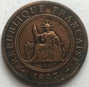 Indochiny Francuskie 1 centym, 1893 