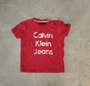 T-shirt CK Calvin Klein r. 3 lata czerwona