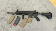 WE hk416 gbbr 4 magazynki 