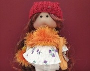 Lalka dekoracyjna lub dla dziecka ręczna robota