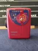 Retro Walkman Philips Amoeba AQ6820 | Vintage z zegarem |Kolekcjonerski