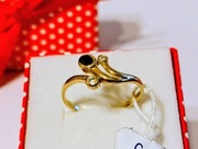 ŻMIJKA 1,88g 585 rozmiar 14 złoty pierścionek z cyrkoniami Wąż Kamienie