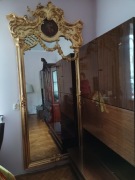 Antyczne lustro barokowe,duze,rama drewniana,szkło oryginalne