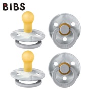 smoczek BIBS TIE DIY COLLECTION 2-PACK CLOUD IVORY & CLOUD IVORY rozm S